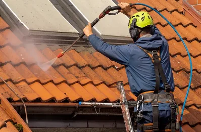 Démoussage et hydrofuge de toiture à Bergbieten
